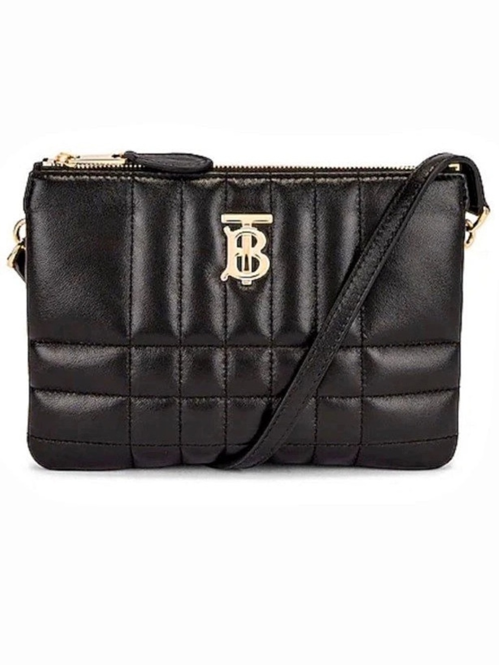 Burberry✨ Lola Double Pouch
Bag Black Leather
